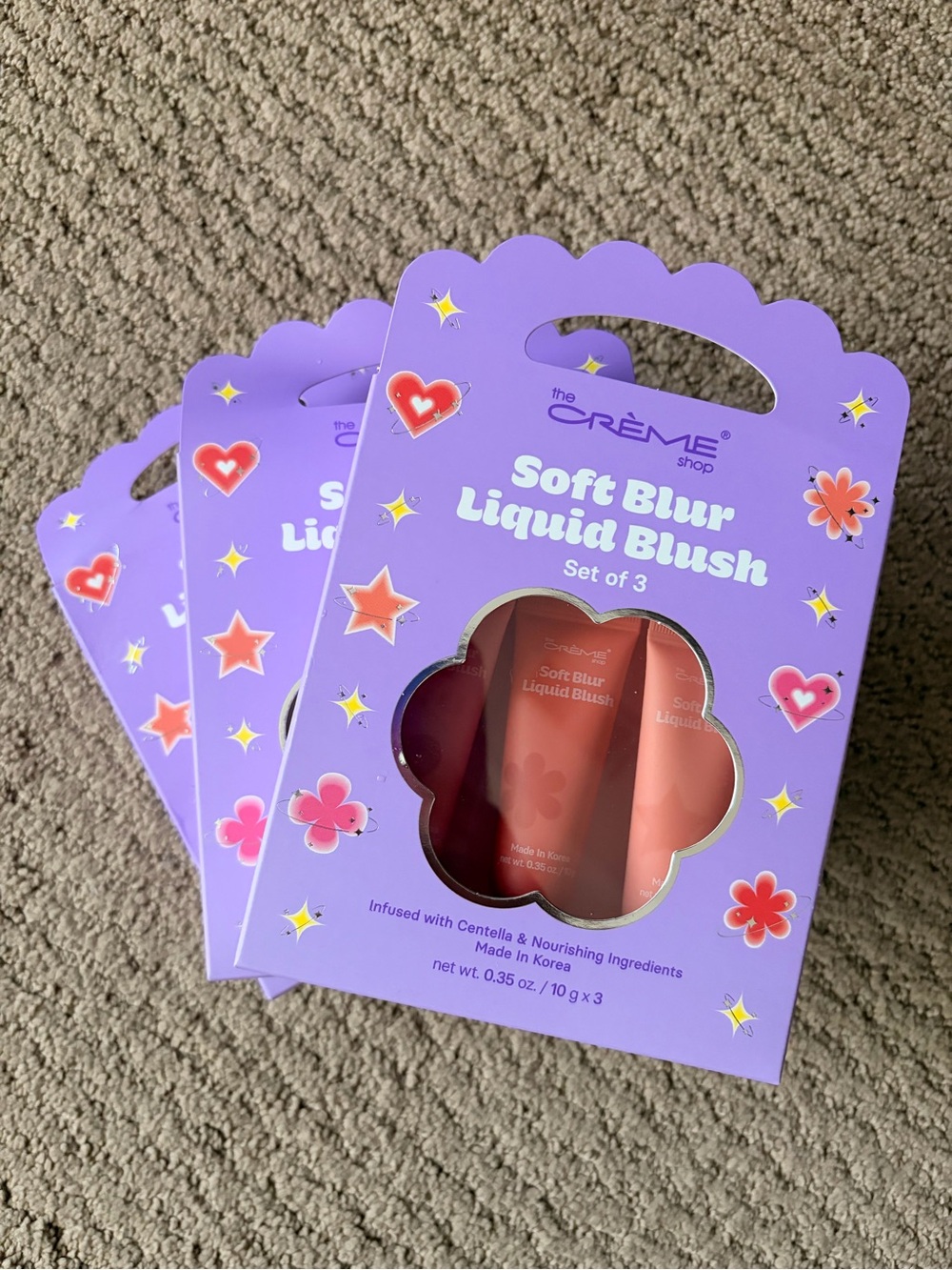 3 BOXED SETS - Soft Blur Liquid Blush (Each box contains 3)